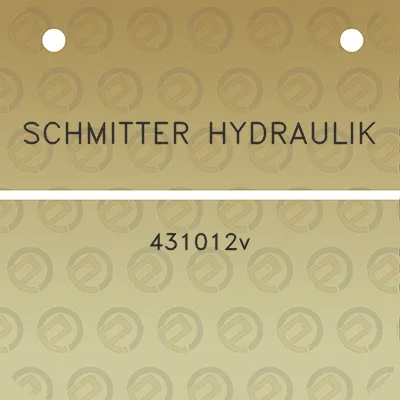 schmitter-hydraulik-431012v