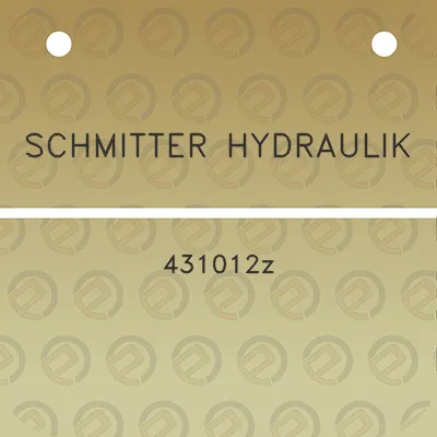 schmitter-hydraulik-431012z