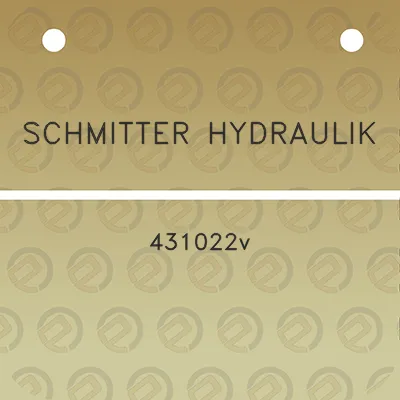 schmitter-hydraulik-431022v