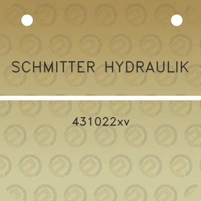 schmitter-hydraulik-431022xv