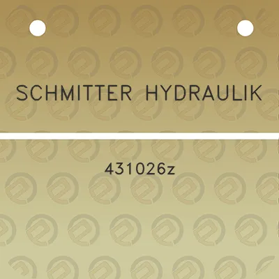 schmitter-hydraulik-431026z