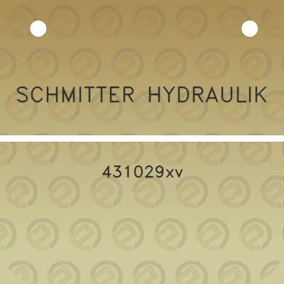 schmitter-hydraulik-431029xv