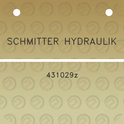 schmitter-hydraulik-431029z