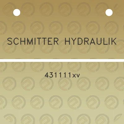 schmitter-hydraulik-431111xv