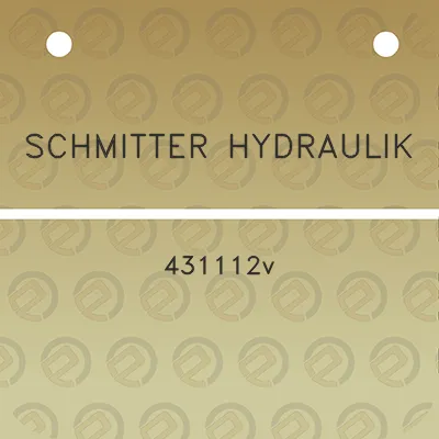 schmitter-hydraulik-431112v