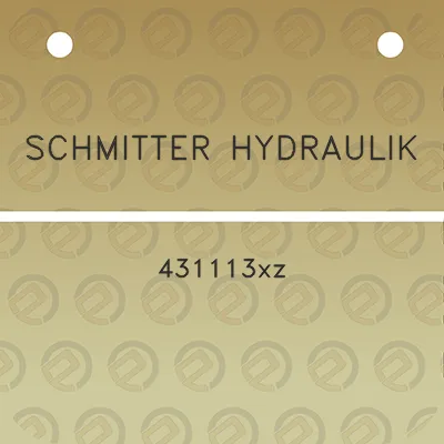 schmitter-hydraulik-431113xz