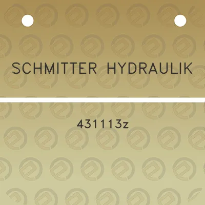 schmitter-hydraulik-431113z