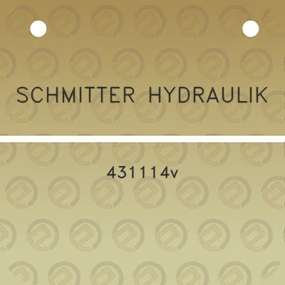 schmitter-hydraulik-431114v