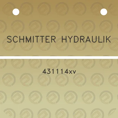 schmitter-hydraulik-431114xv