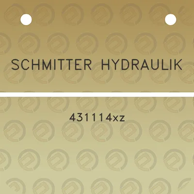 schmitter-hydraulik-431114xz