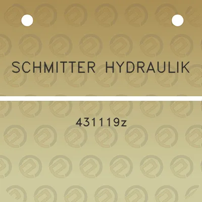 schmitter-hydraulik-431119z