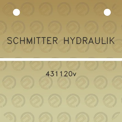 schmitter-hydraulik-431120v