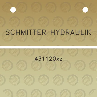 schmitter-hydraulik-431120xz