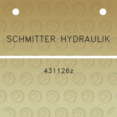 schmitter-hydraulik-431126z