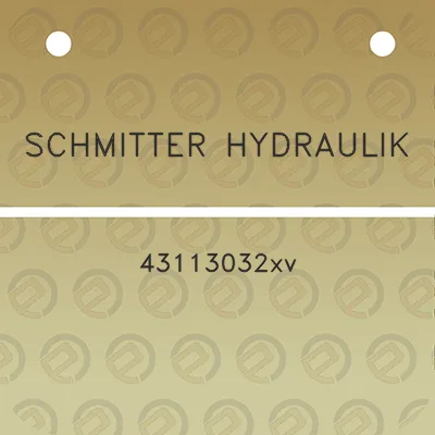 schmitter-hydraulik-43113032xv