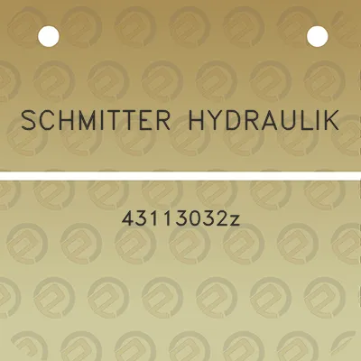 schmitter-hydraulik-43113032z