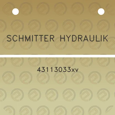 schmitter-hydraulik-43113033xv