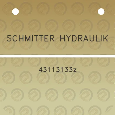 schmitter-hydraulik-43113133z