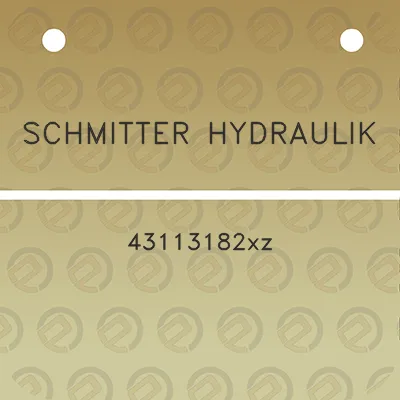 schmitter-hydraulik-43113182xz