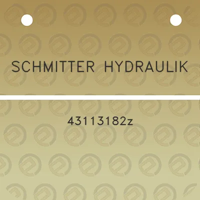 schmitter-hydraulik-43113182z