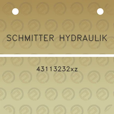 schmitter-hydraulik-43113232xz