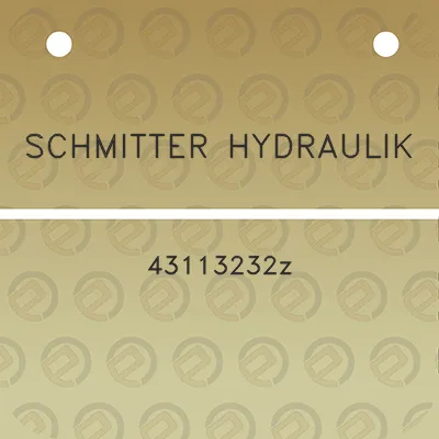 schmitter-hydraulik-43113232z