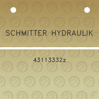 schmitter-hydraulik-43113332z