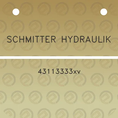 schmitter-hydraulik-43113333xv