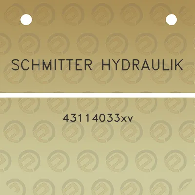 schmitter-hydraulik-43114033xv