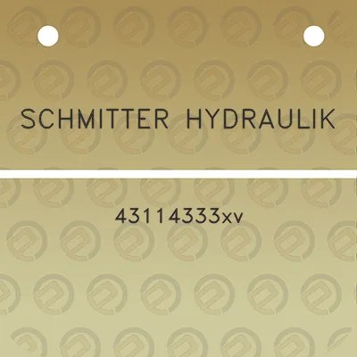 schmitter-hydraulik-43114333xv