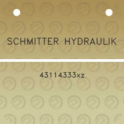 schmitter-hydraulik-43114333xz