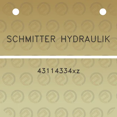 schmitter-hydraulik-43114334xz