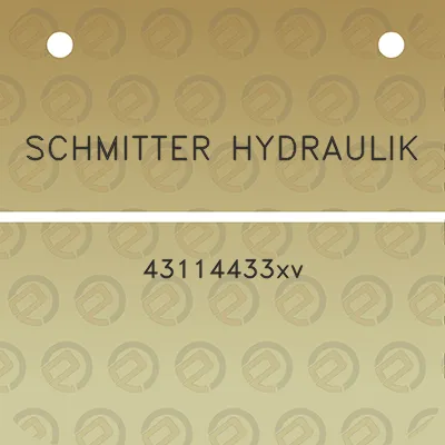 schmitter-hydraulik-43114433xv