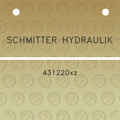 schmitter-hydraulik-431220xz