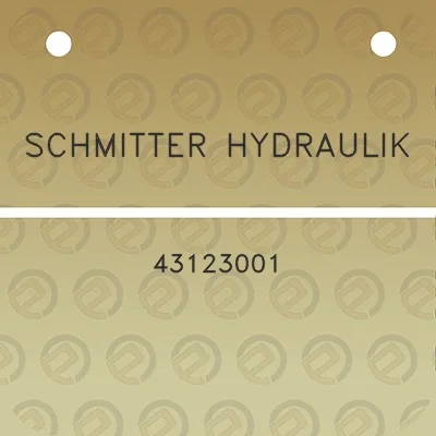 schmitter-hydraulik-43123001