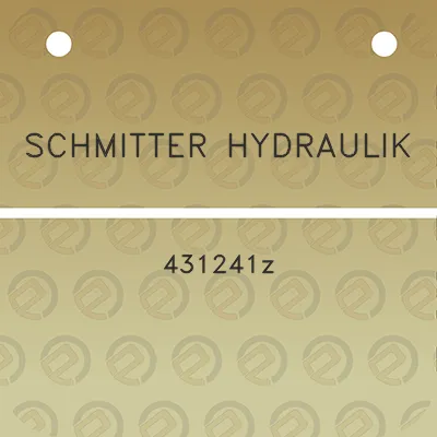 schmitter-hydraulik-431241z