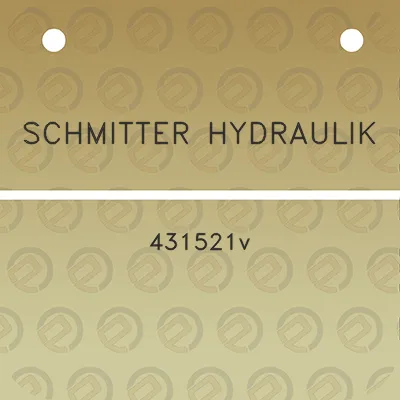 schmitter-hydraulik-431521v