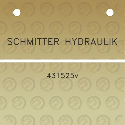 schmitter-hydraulik-431525v