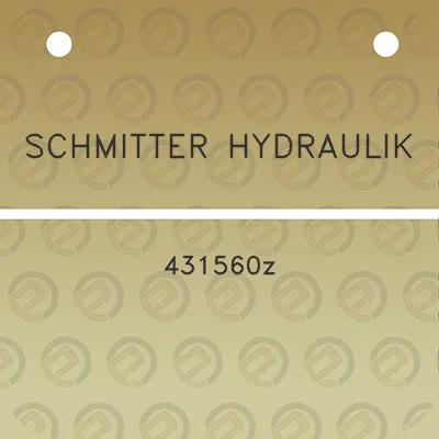 schmitter-hydraulik-431560z