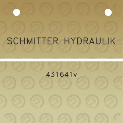 schmitter-hydraulik-431641v