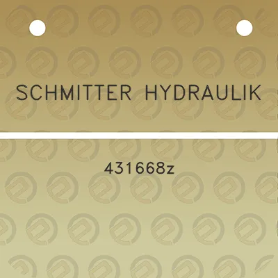 schmitter-hydraulik-431668z