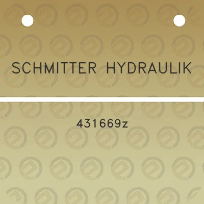 schmitter-hydraulik-431669z