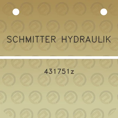 schmitter-hydraulik-431751z