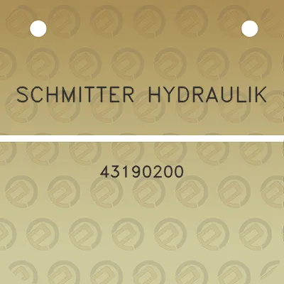 schmitter-hydraulik-43190200