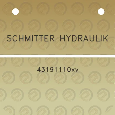 schmitter-hydraulik-43191110xv