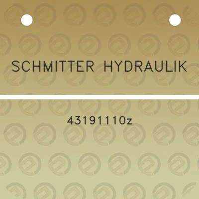 schmitter-hydraulik-43191110z