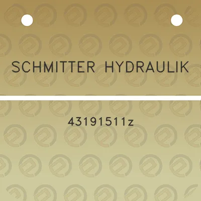 schmitter-hydraulik-43191511z