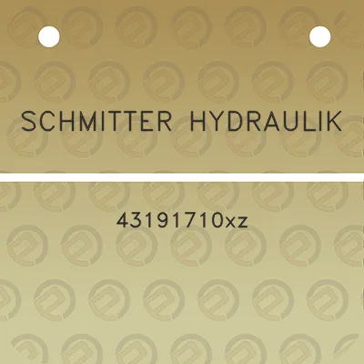 schmitter-hydraulik-43191710xz