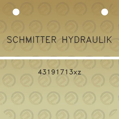 schmitter-hydraulik-43191713xz