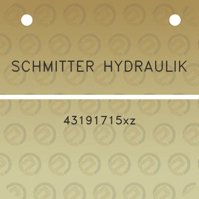 schmitter-hydraulik-43191715xz